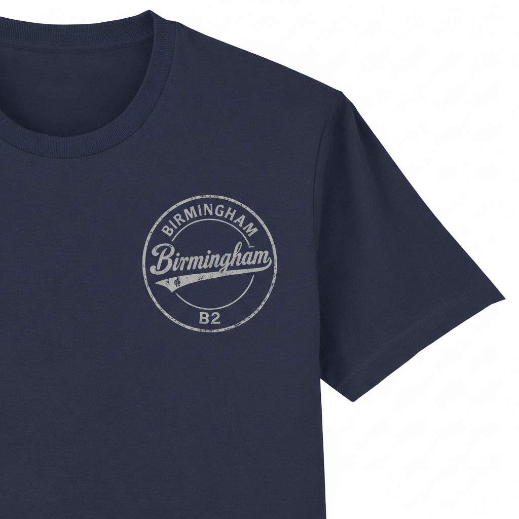 Birmingham - T-Shirt - B2 Vintage Stamp Design