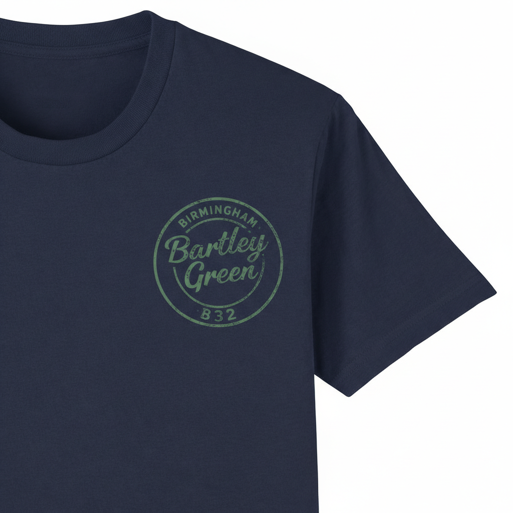 Bartley Green - T-Shirt - B32 Vintage Stamp Design