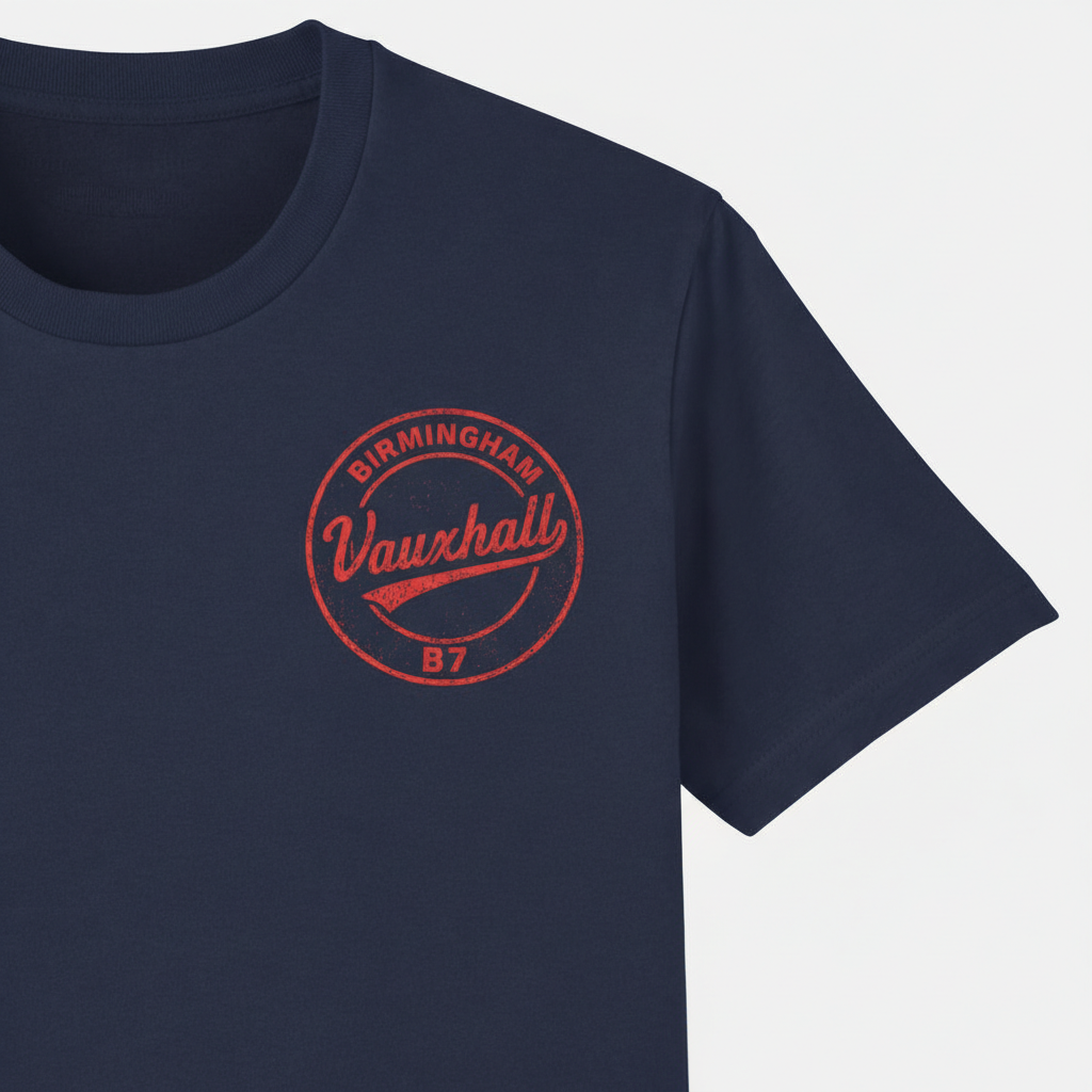 Vauxhall - T-Shirt - B7 Vintage Stamp Design