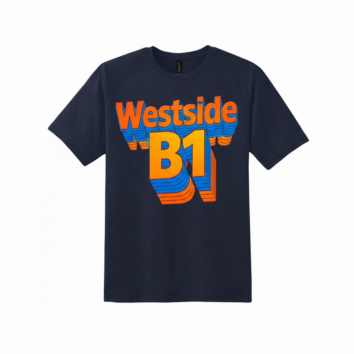 Westside - T-Shirt - Bold 3D Type Design