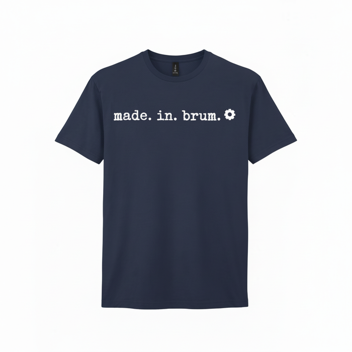 Birmingham - T-Shirt  - Made in Brum - Stamped Type Tee