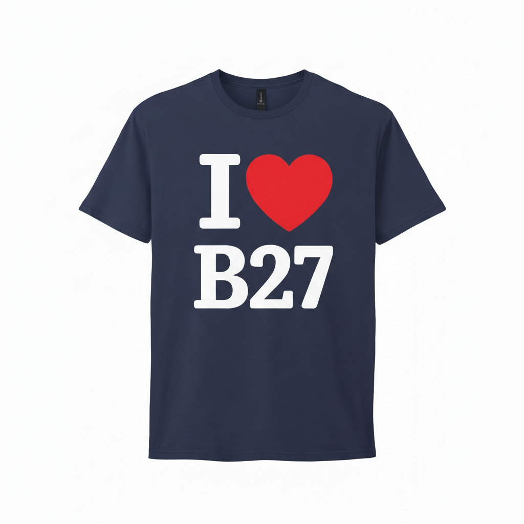 Acocks Green - T-Shirt - I Heart B27 Design