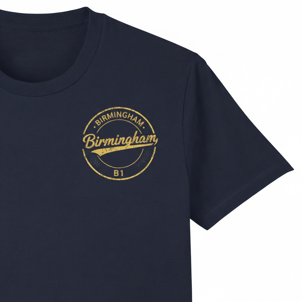 Birmingham - T-Shirt - B1 Vintage Stamp Design