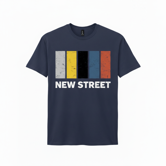 New Street - T-Shirt - Colour Block Design