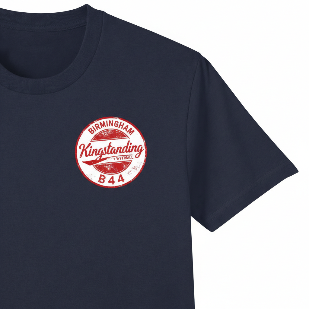 Kingstanding - T-Shirt - B44 Vintage Stamp Design