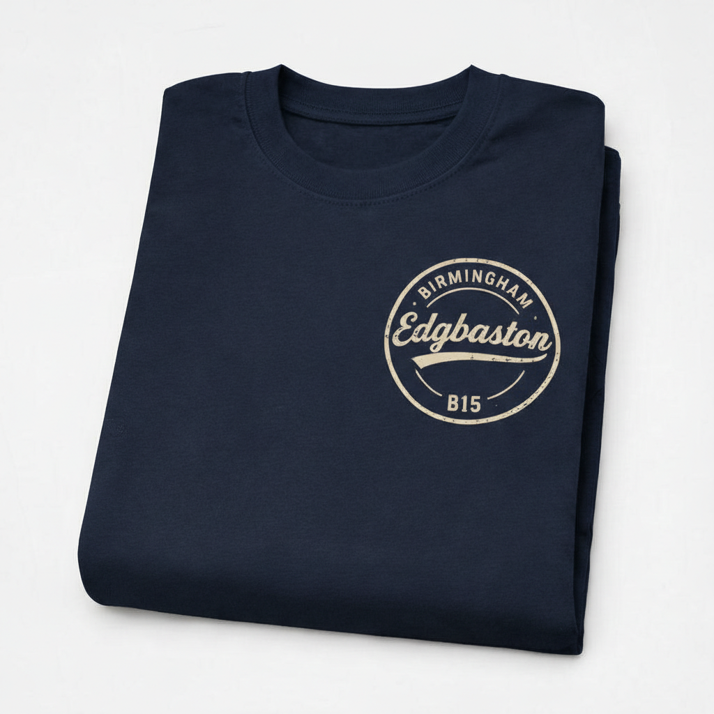 Edgbaston - T-Shirt - B15 Vintage Stamp Design