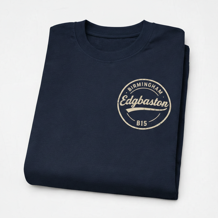 Edgbaston - T-Shirt - B15 Vintage Stamp Design