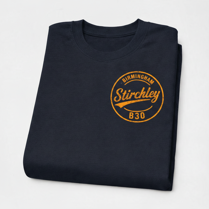 Stirchley - T-Shirt - B30 Vintage Stamp Design