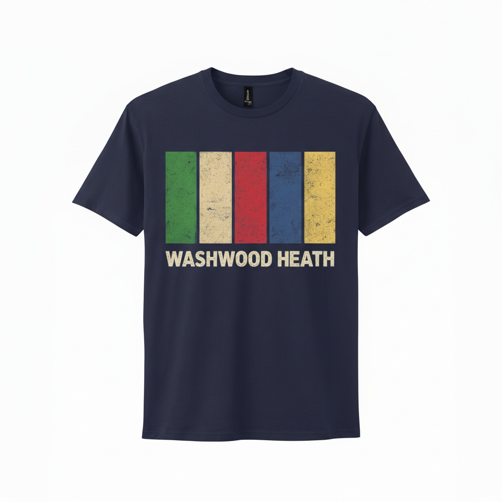 Washwood Heath - T-Shirt - Colour Block Design