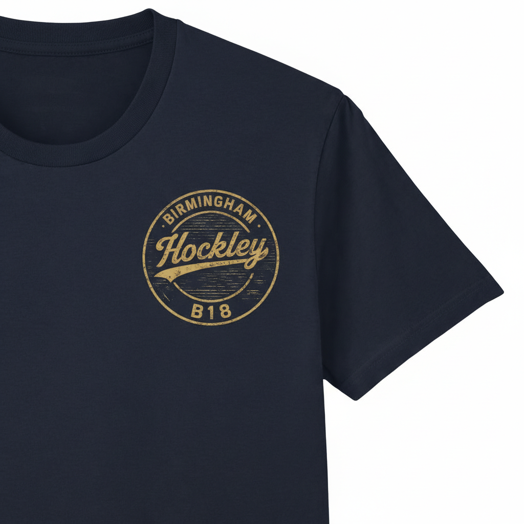 Hockley - T-Shirt - B18 Vintage Stamp Design
