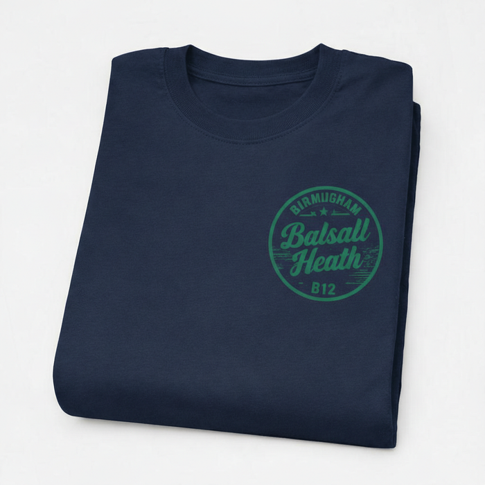 Balsall Heath - T-Shirt - B12 Vintage Stamp Design