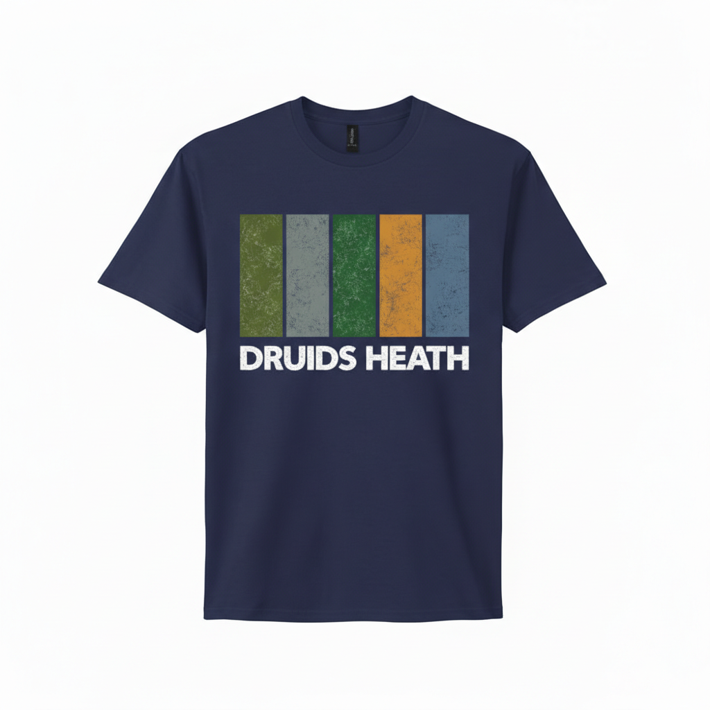 Druids Heath - T-Shirt - Colour Block Design
