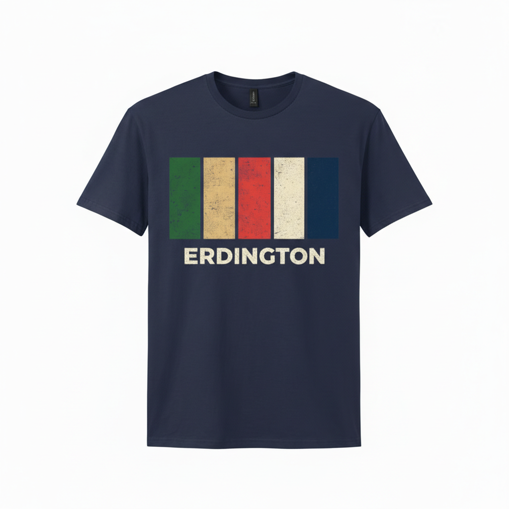 Erdington - T-Shirt - Colour Block Design