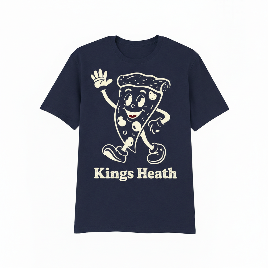 Kings Heath - T-Shirt -  - Pizza Slice
