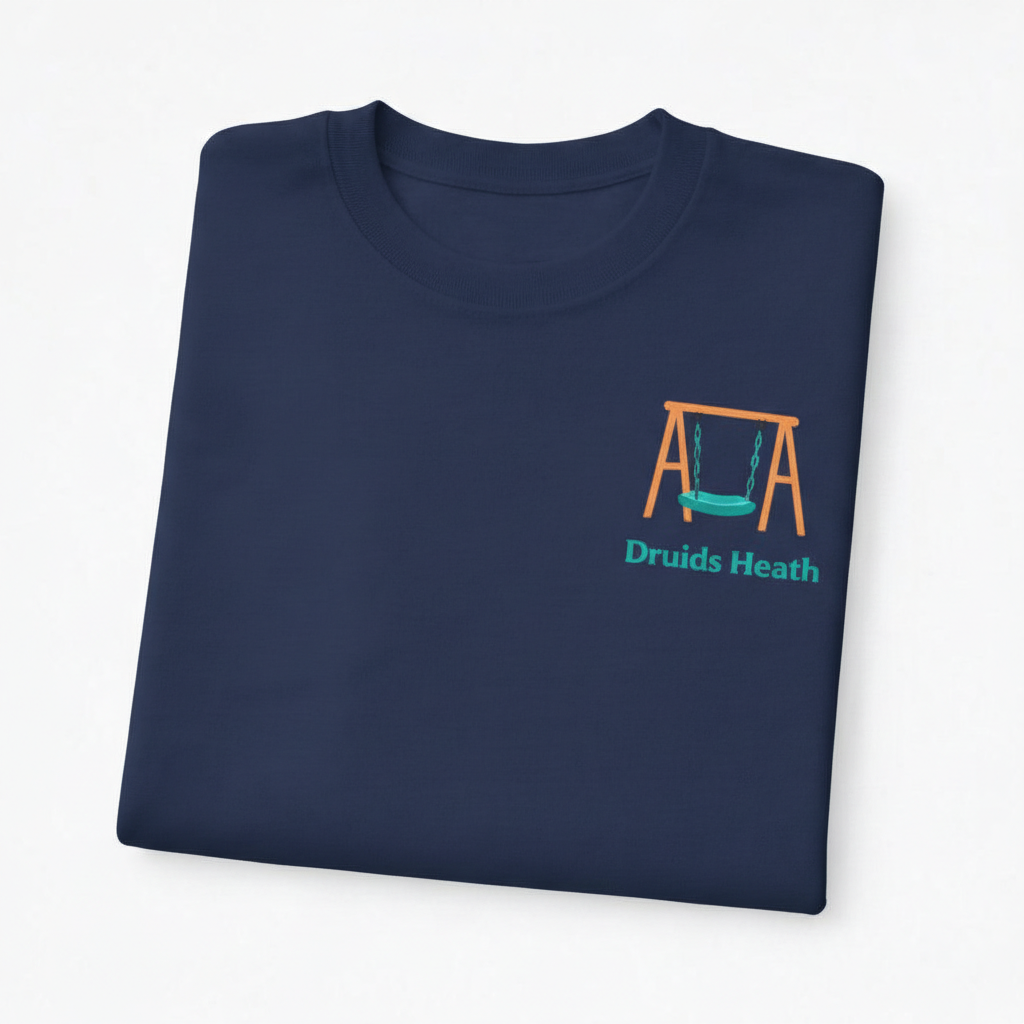 Druids Heath - T-Shirt - Minimal Cool Design - Playgrouund Swing