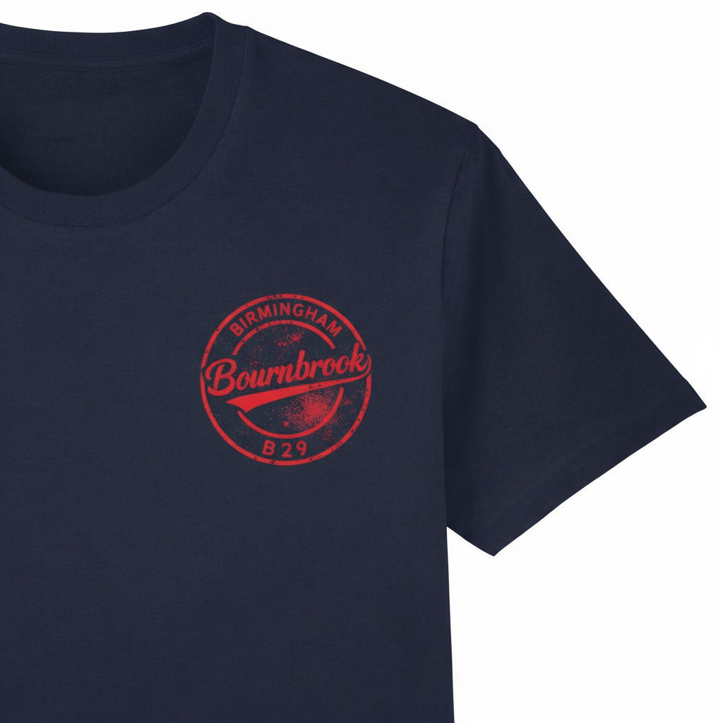 Bournbrook - T-Shirt - B29 Vintage Stamp Design