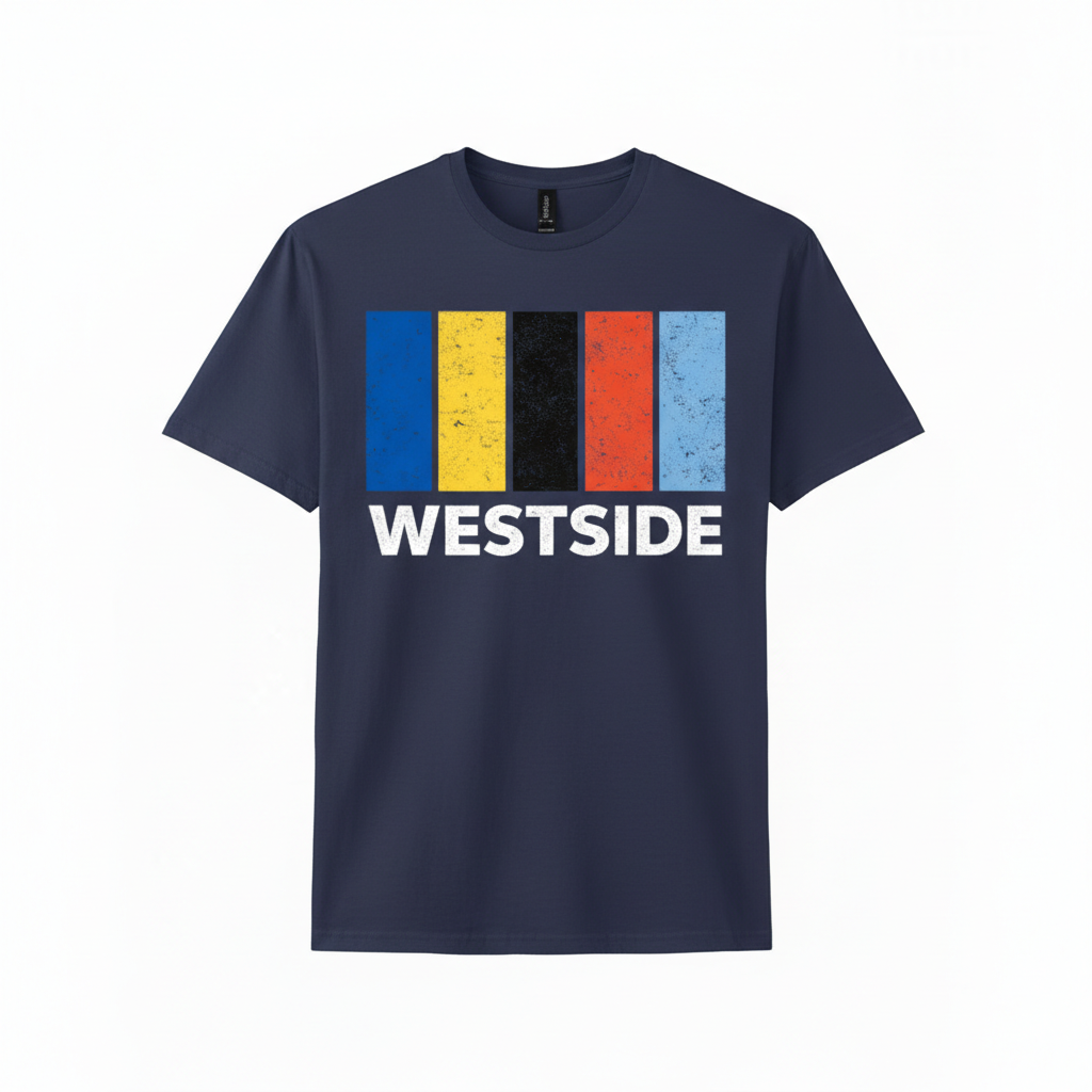 Westside - T-Shirt - Colour Block Design