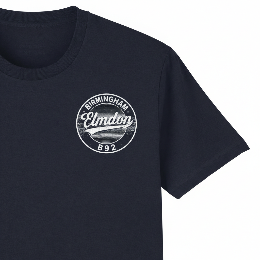 Elmdon - T-Shirt - B92 Vintage Stamp Design