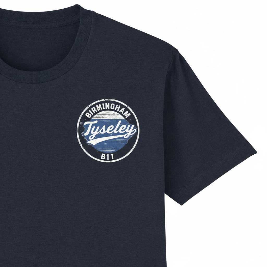 Tyseley - T-Shirt - B11 Vintage Stamp Design