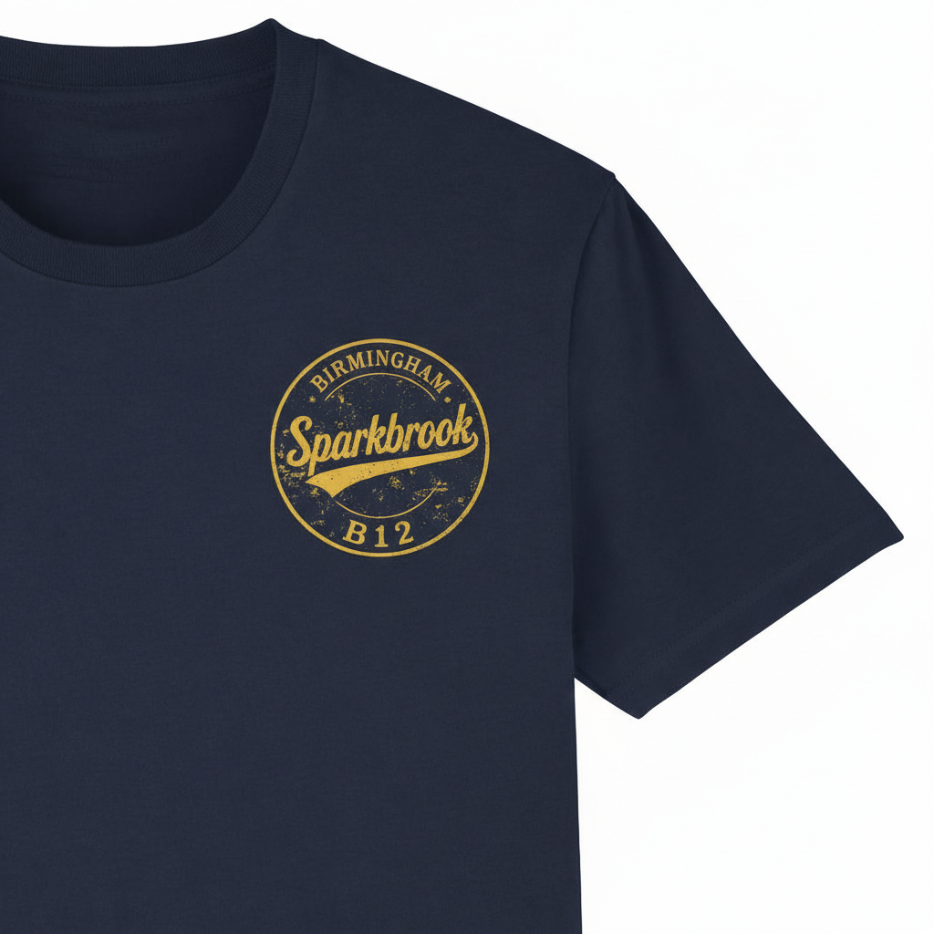 Sparkbrook - T-Shirt - B12 Vintage Stamp Design
