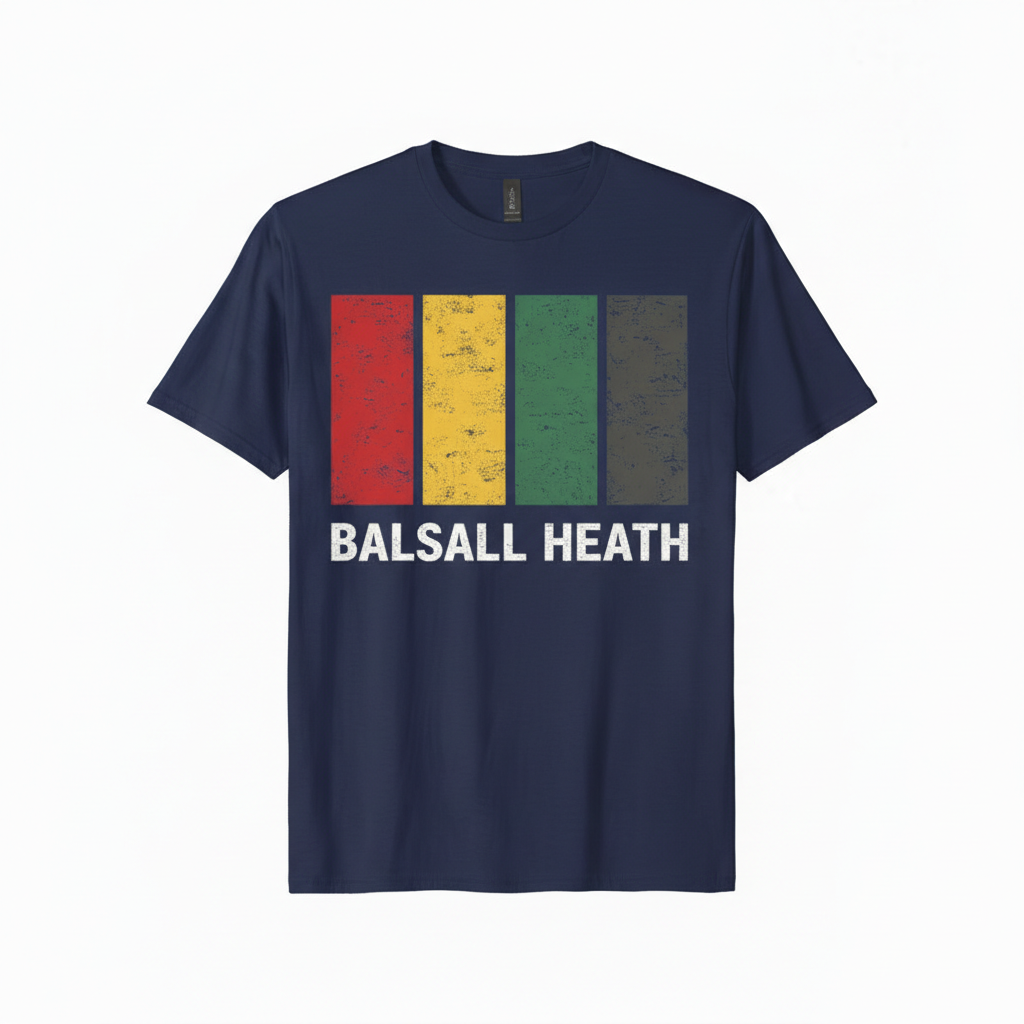 Balsall Heath - T-Shirt - Colour Block Design