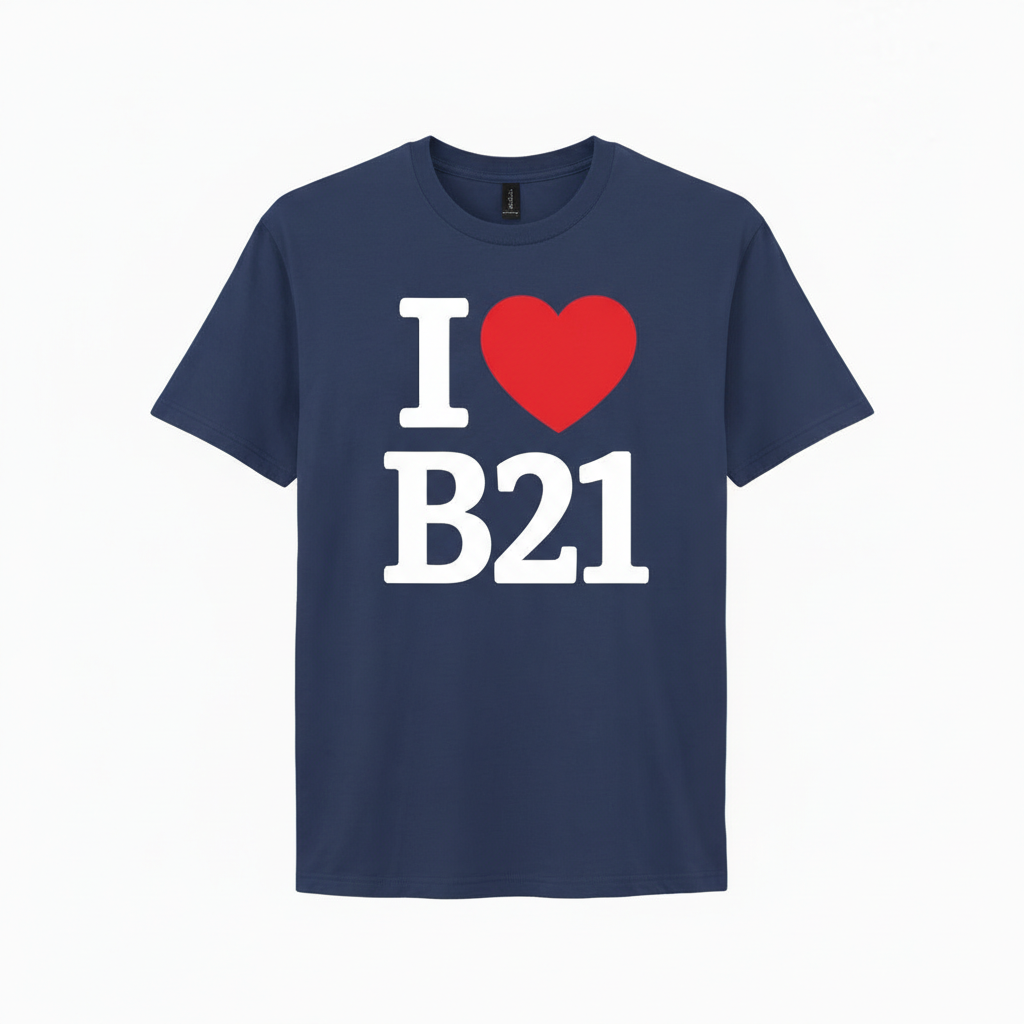 Handsworth - T-Shirt - I Heart B21 Design