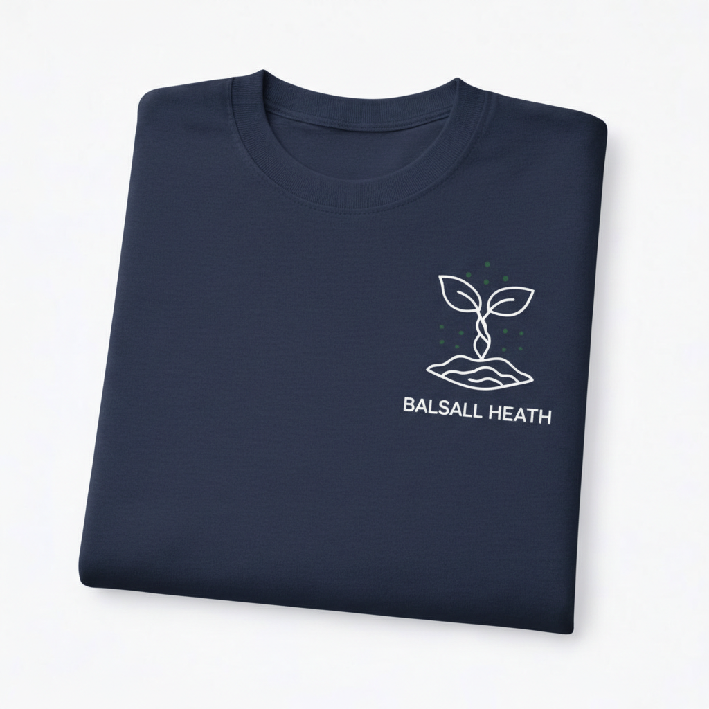 Balsall Heath - T-Shirt - Minimal Line Icon Design - New Beginnings
