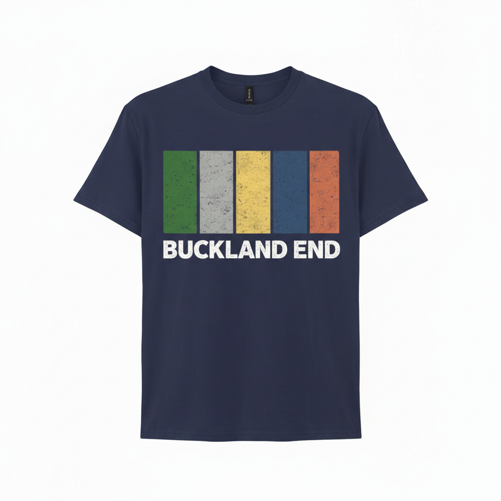 Buckland End - T-Shirt - Colour Block Design