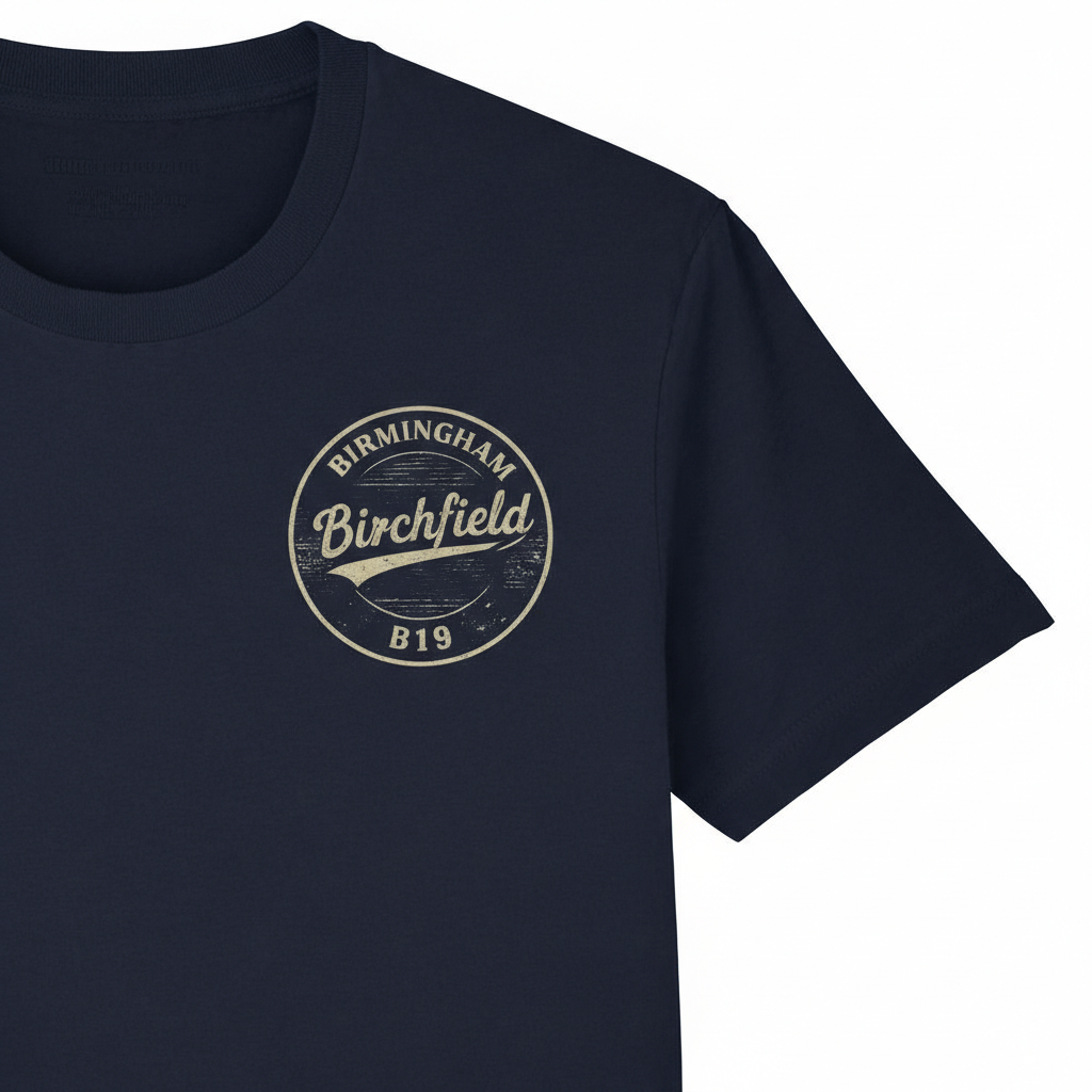 Birchfield - T-Shirt - B19 Vintage Stamp Design