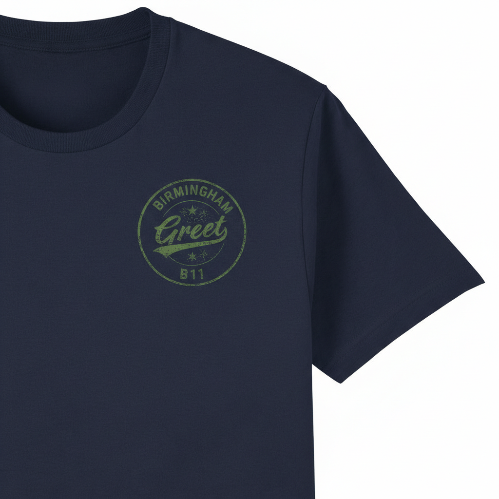 Greet - T-Shirt - B11 Vintage Stamp Design