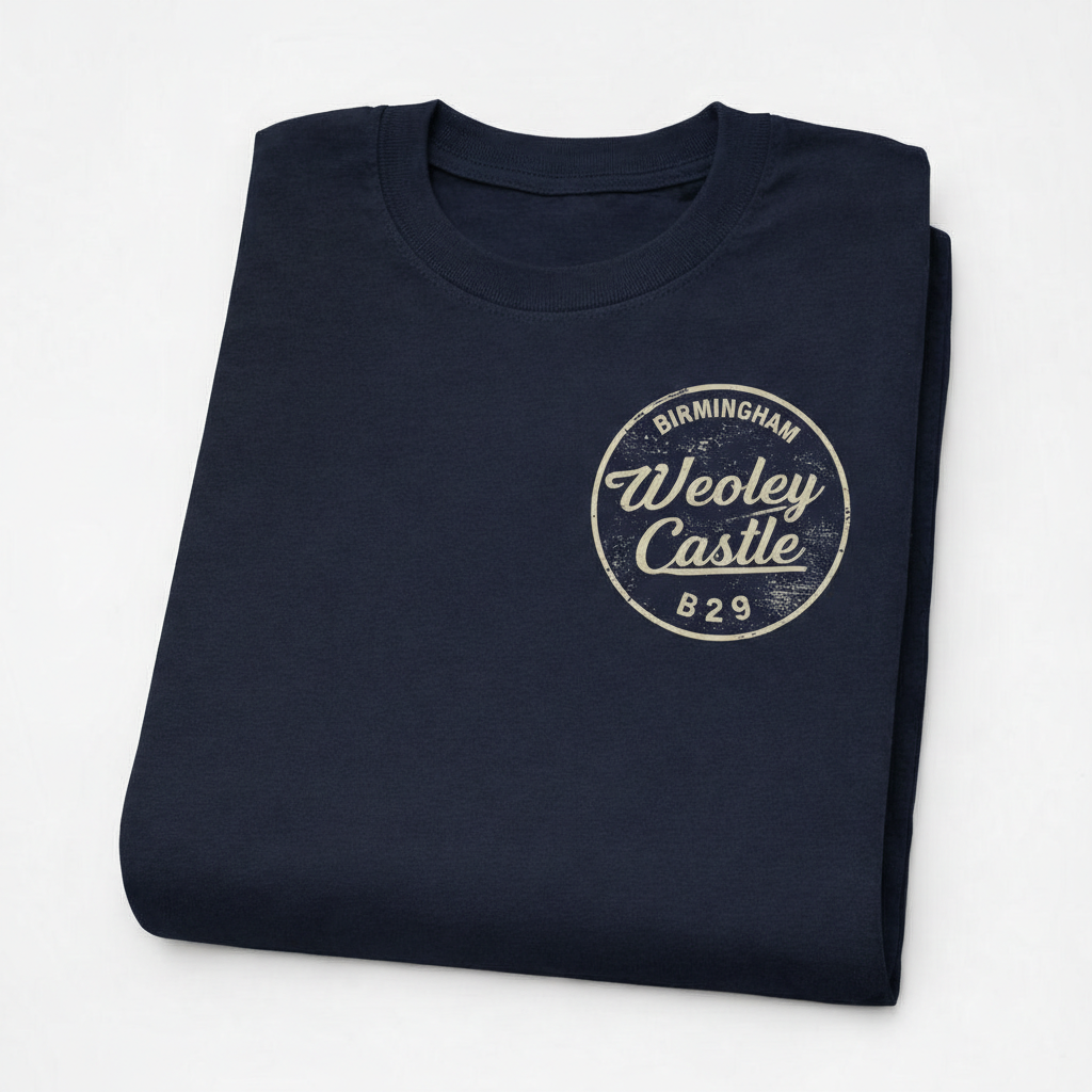 Weoley Castle - T-Shirt - B29 Vintage Stamp Design