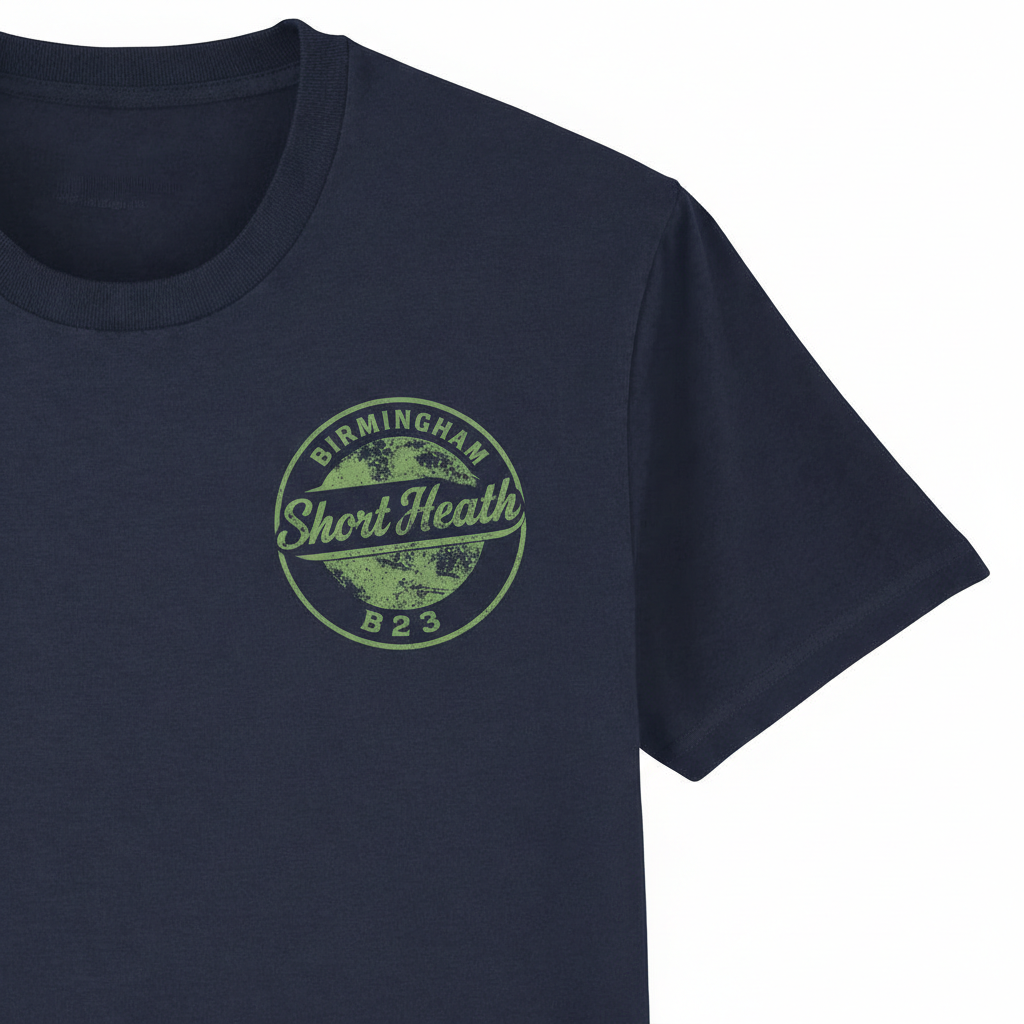 Short Heath - T-Shirt - B23 Vintage Stamp Design