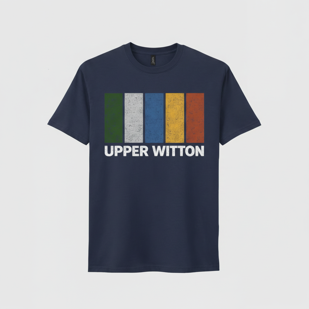 Upper Witton - T-Shirt - Colour Block Design