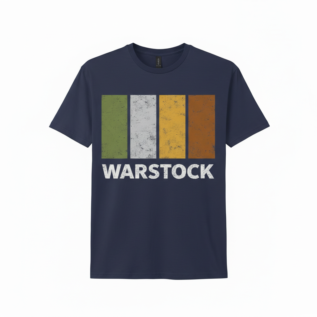 Warstock - T-Shirt - Colour Block Design