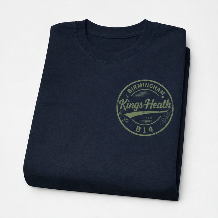 Kings Heath - T-Shirt - B14 Vintage Stamp Design