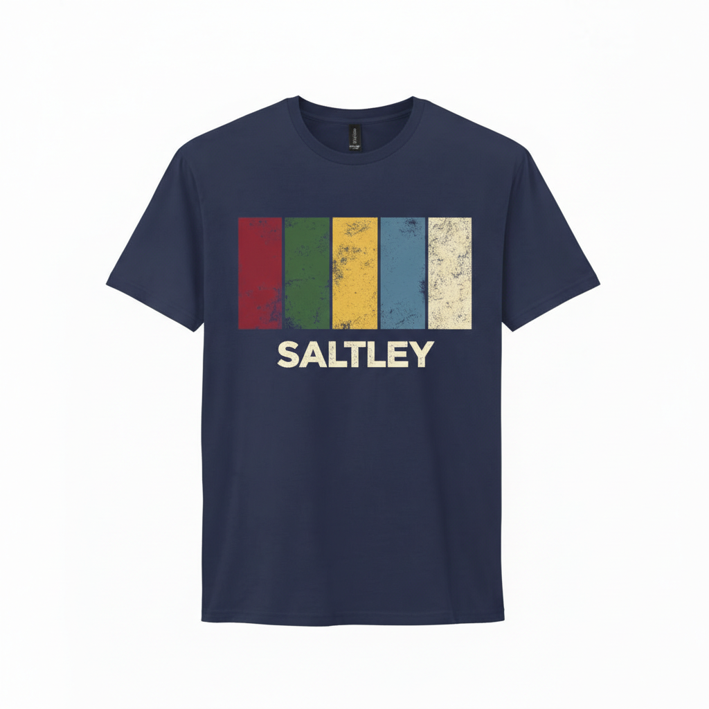 Saltley - T-Shirt - Colour Block Design