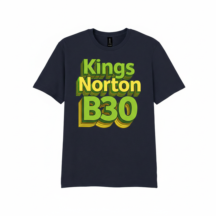 Kings Norton - T-Shirt - Bold 3D Type Design