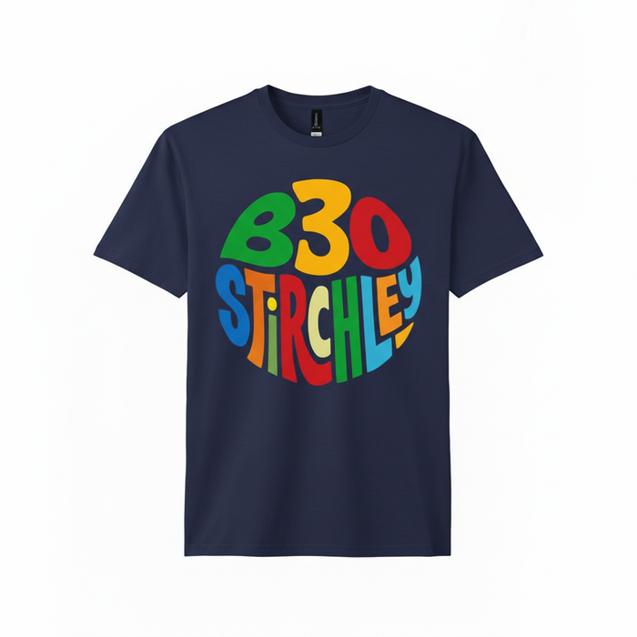 Stirchley - T-Shirt - Colour Burst Design