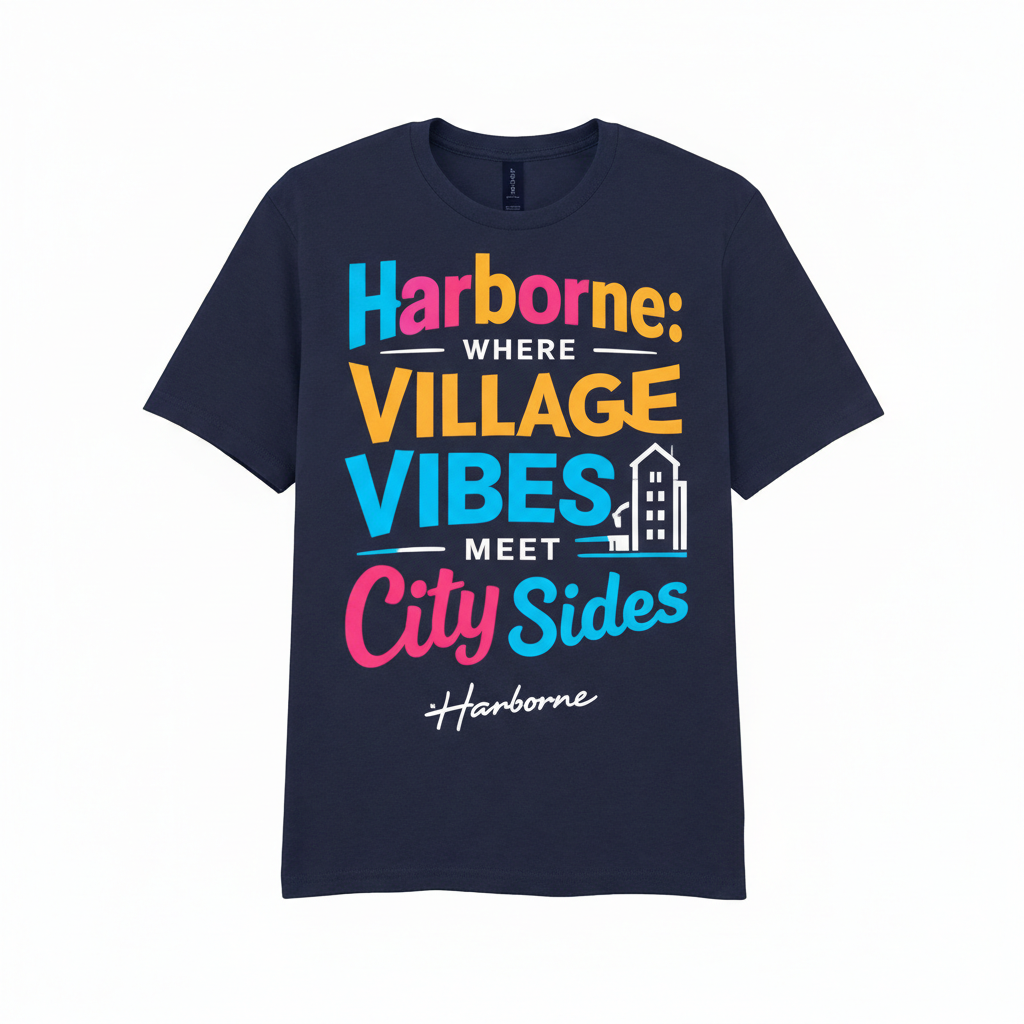Harborne - T-Shirt - Say it…Harborne Design
