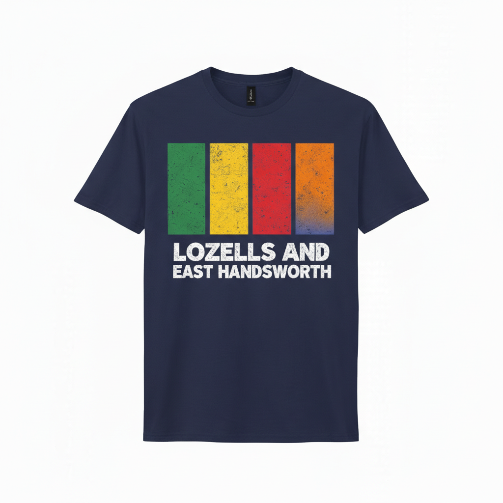Lozells and East Handsworth - T-Shirt - Colour block Design