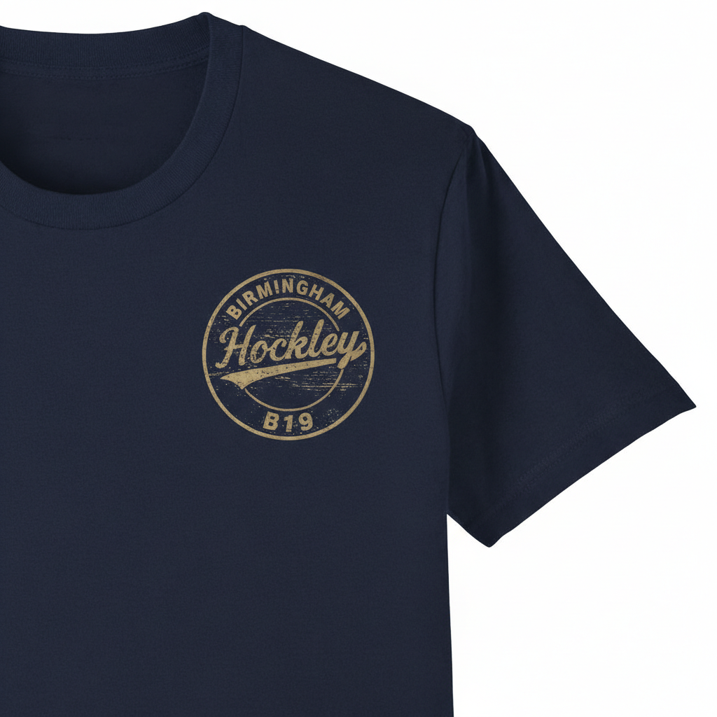 Hockley - T-Shirt - B19 Vintage Stamp Design