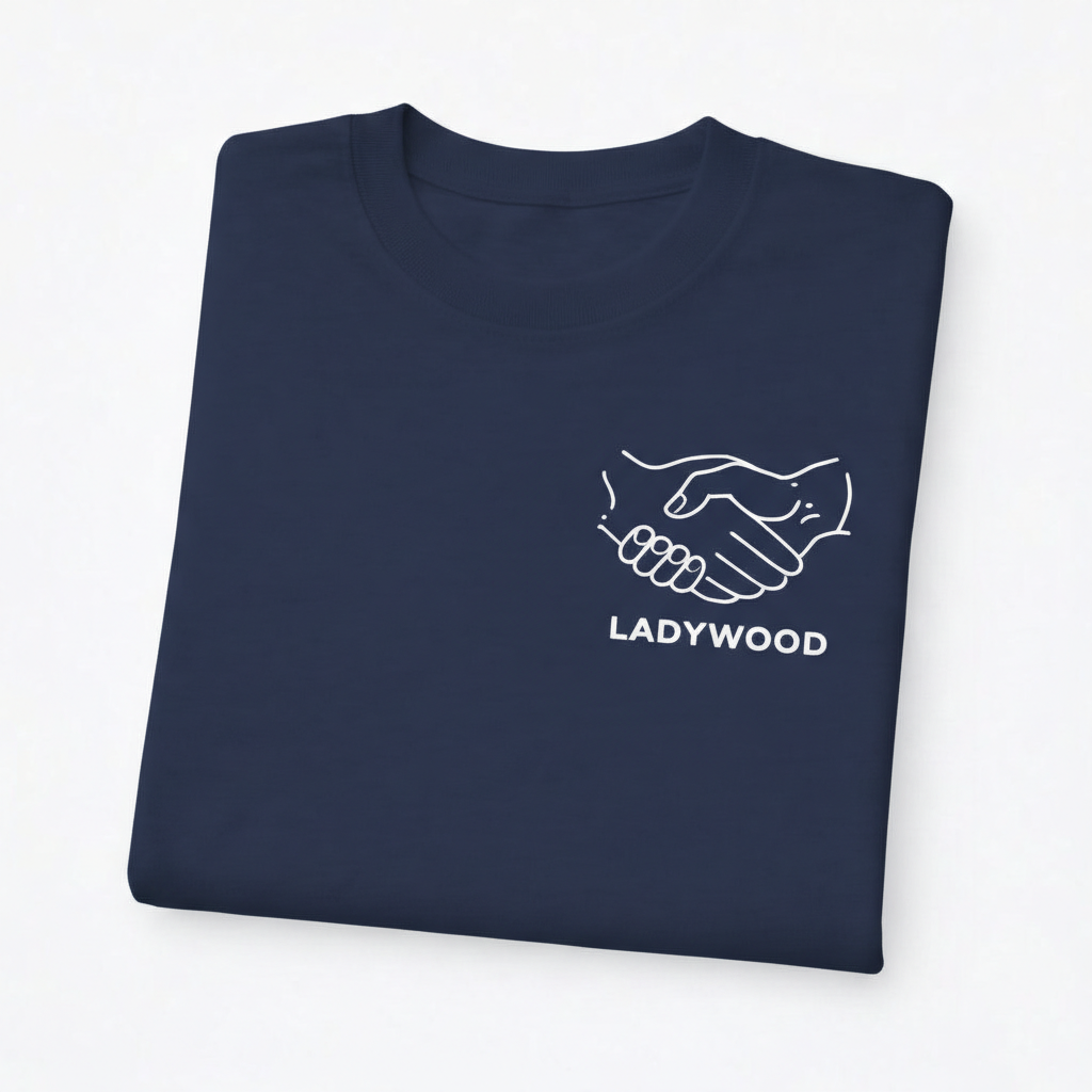 Ladywood - T-Shirt - Minimal Line Icon Design - Community