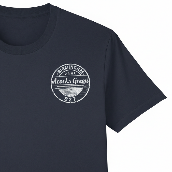 Acocks Green - T-Shirt - B27 Vintage Stamp Design