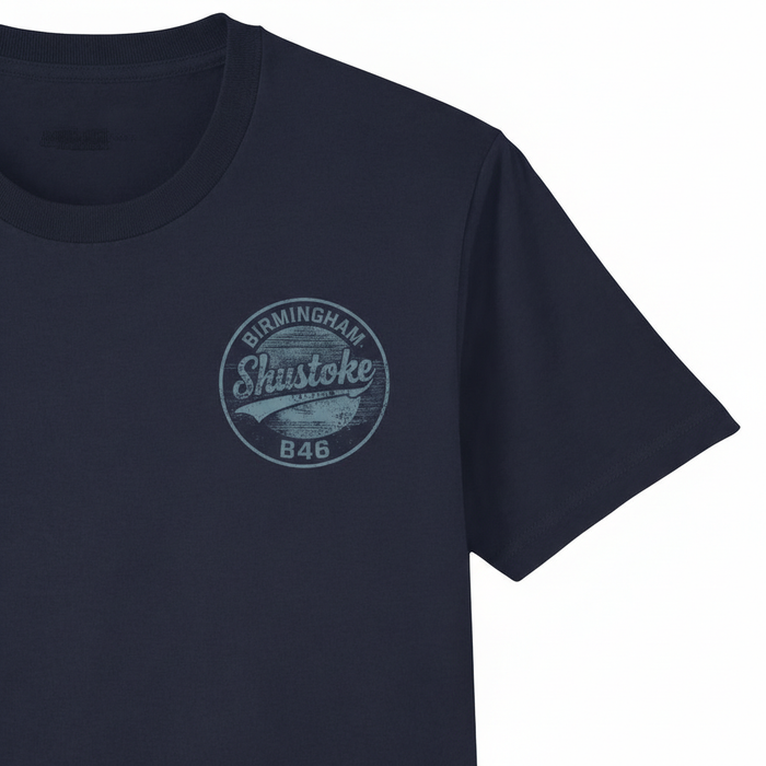 Shustoke - T-Shirt - B46 Vintage Stamp Design