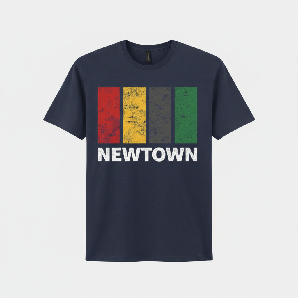Newtown - T-Shirt - Colour Block Design