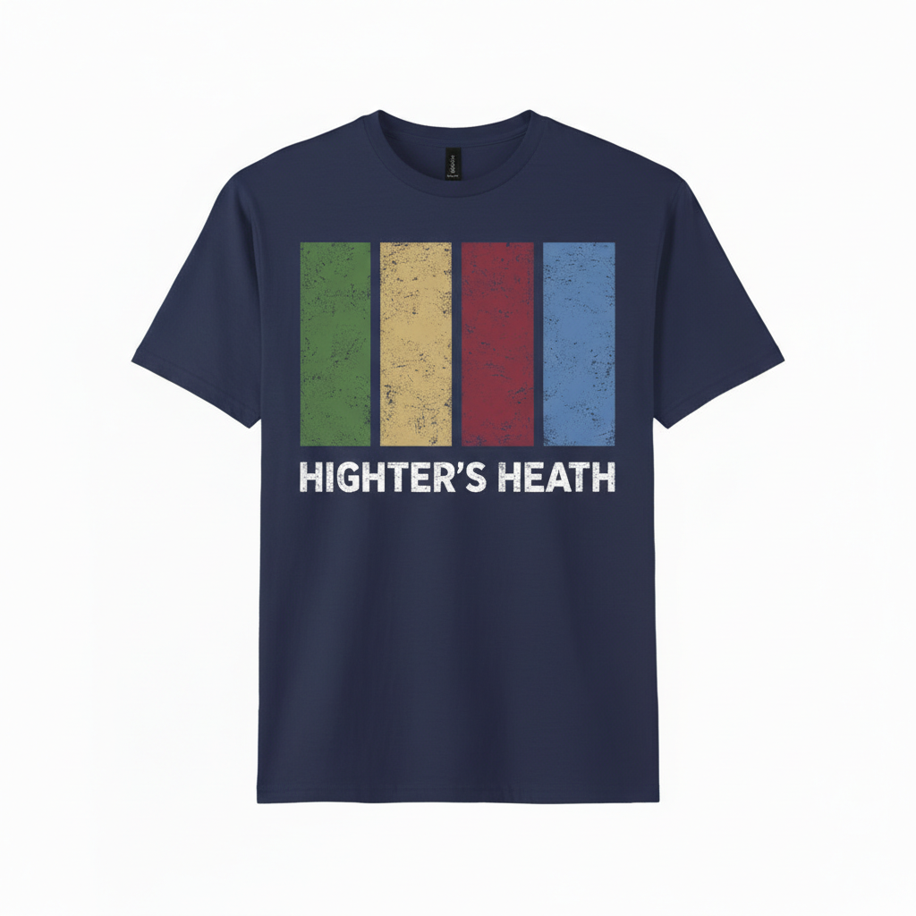 Highter's Heath - T-Shirt - Colour Block Design