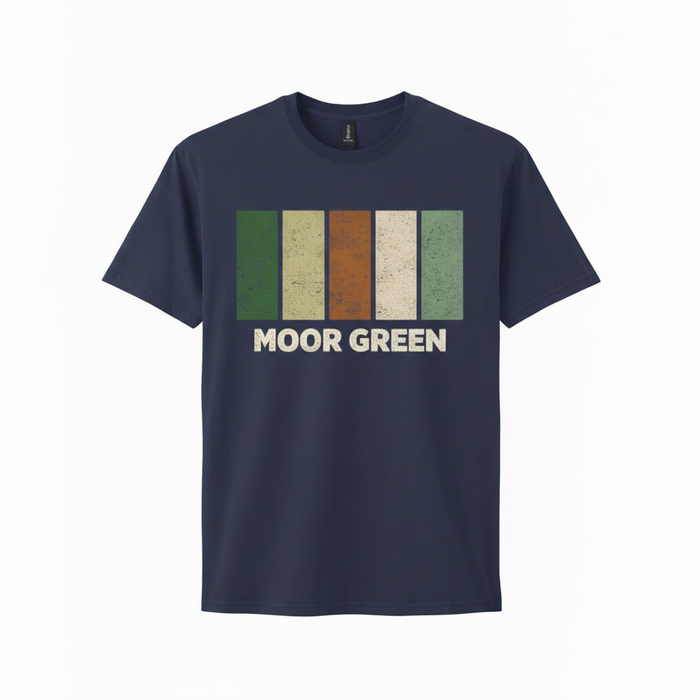 Moor Green - T-Shirt - Colour Block Design