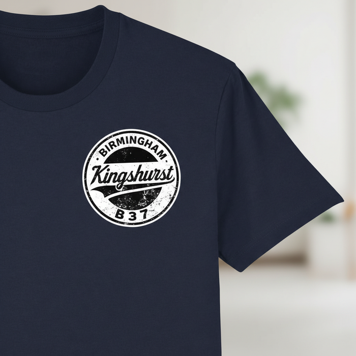 Kingshurst - T-Shirt - B37 Vintage Stamp Design