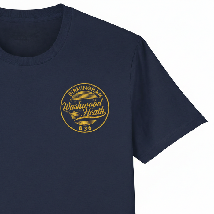 Washwood Heath - T-Shirt - B36 Vintage Stamp Design