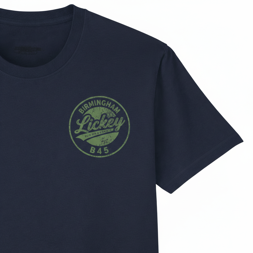 Lickey - T-Shirt - B45 Vintage Stamp Design